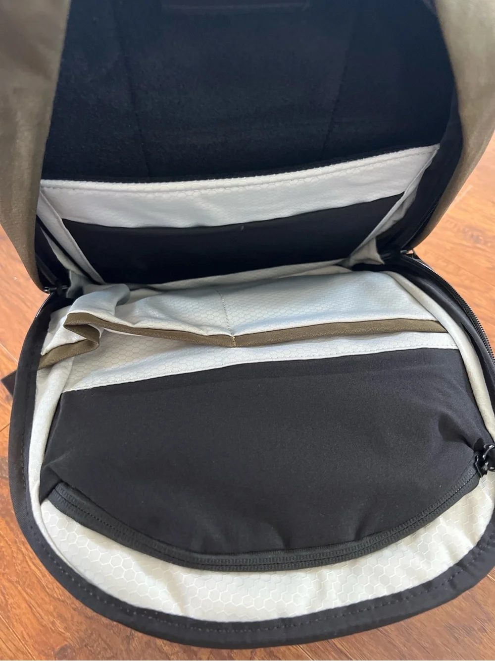 Olive Green Minimalist Everyday Backpack